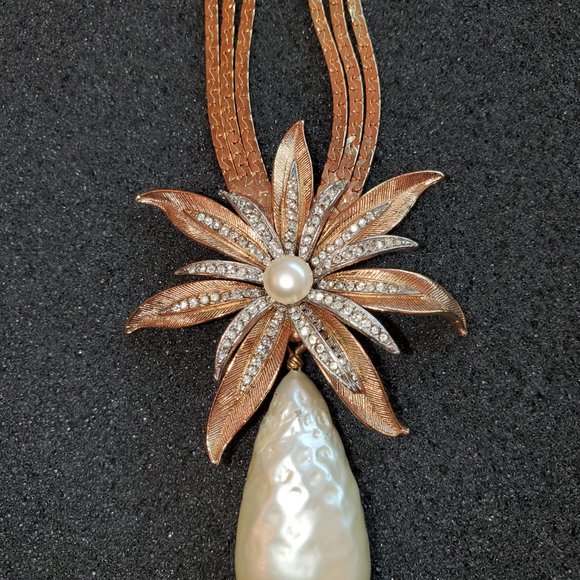 SPECTACULAR VINTAGE NECKLACE - Picture 2 of 5